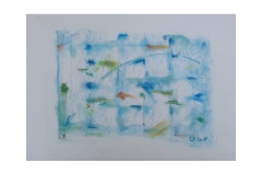 Blaue Quadrate